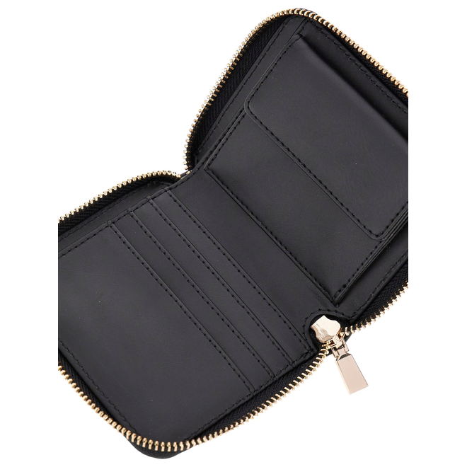 GUESS PORTFEL DAMSKI LAUREL II SLG SMALL ZIP CZARNY SWBG7459137 BLA