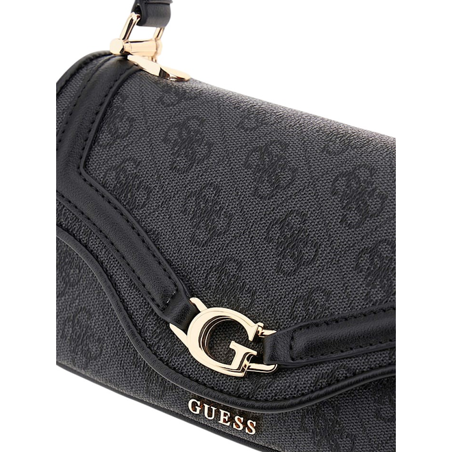 GUESS TOREBKA DAMSKA DEA CROSSBODY FLAP SZARA/CZARNA HWSG7993790 CLO