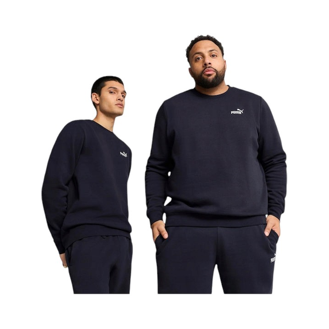 PUMA BLUZA MĘSKA DRESOWA ESS SMALL NO.1 LOGO CREW GRANATOWA 682562 16