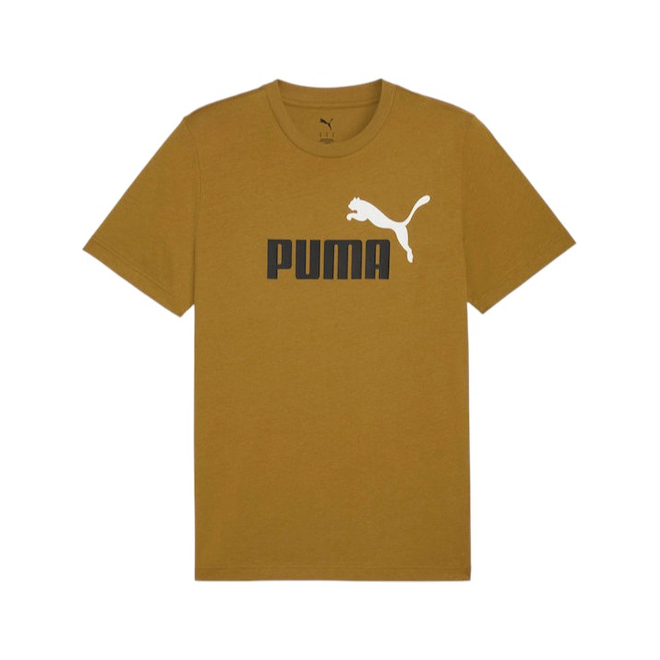 PUMA KOSZULKA MĘSKA T-SHIRT ESS 2 COLOR NO. 1 LOGO TEE BRĄZOWA 684708 69