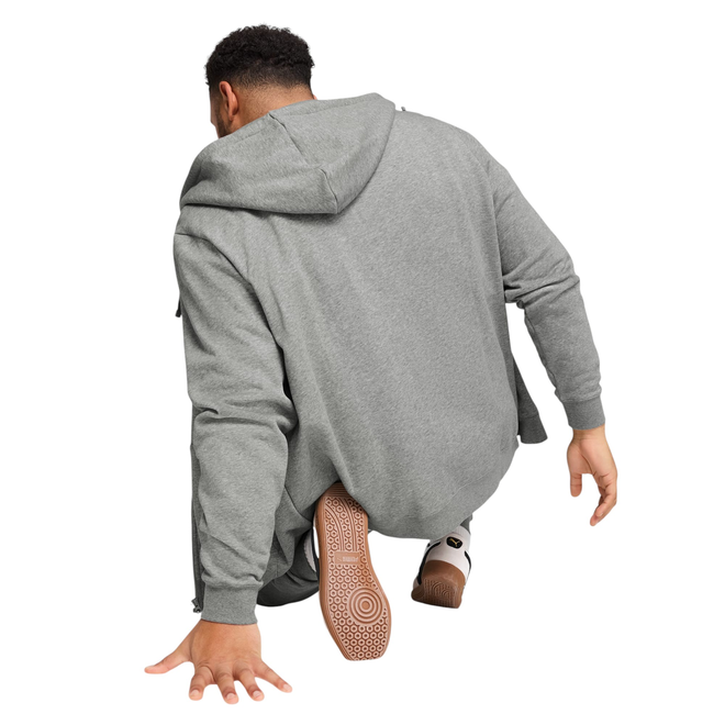 PUMA MĘSKA BLUZA ESS FULL-ZIP HOODIE SZARA 682590 03