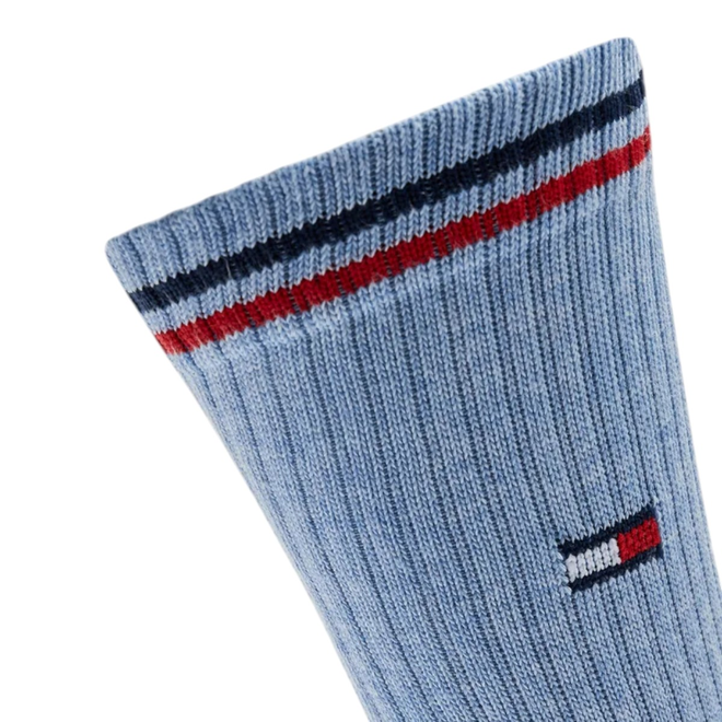 TOMMY HILFIGER SKARPETY SKARPETKI DŁUGIE 2P NIEBIESKIE 701228176 004