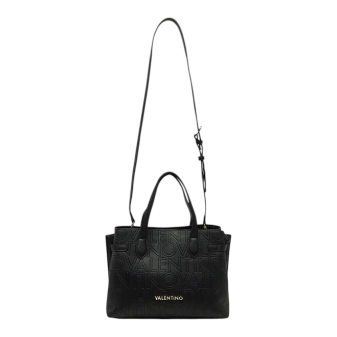 VALENTINO TOREBKA DAMSKA PANSY SHOPPING CZARNA VBS8PG04 001