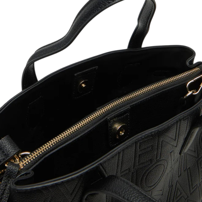 VALENTINO TOREBKA DAMSKA PANSY SHOPPING CZARNA VBS8PG04 001