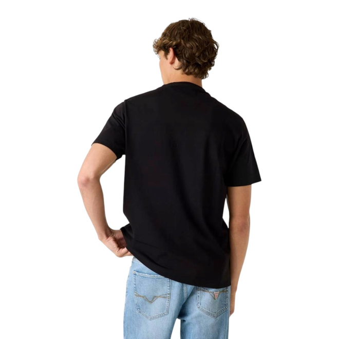 GUESS KOSZULKA MĘSKA T-SHIRT CN SS EMBROIDERY LOGO M5BI09K8FQ4 JBLK