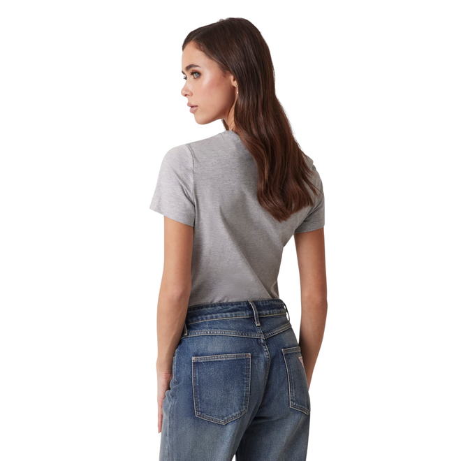 GUESS KOSZULKA DAMSKA T-SHIRT SS CN ORIGINAL TEE SZARA W1YI1BI3Z14 LMGY