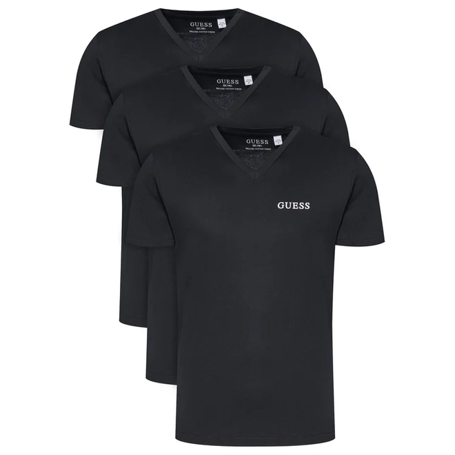GUESS KOSZULKA MĘSKA T-SHIRT TEE VN 3P CZARNA U5BG58KCAM1 JBLK