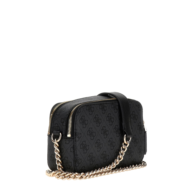 GUESS TOREBKA DAMSKA NOELLE II CROSSBODY CZARNO-SZARA HWBG9672140 CLO