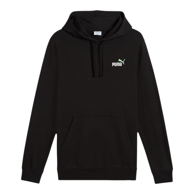 PUMA BLUZA MĘSKA Z KAPTUREM ESS 2 COLOR SMALL NO.1 LOGO HOODIE CZARNA 684719 01