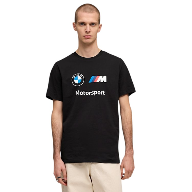 PUMA KOSZULKA MĘSKA T-SHIRT BMW MMS ESS LOGO TEE CZARNA 635430 01