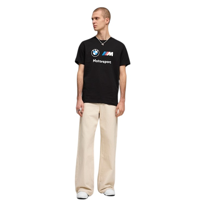 PUMA KOSZULKA MĘSKA T-SHIRT BMW MMS ESS LOGO TEE CZARNA 635430 01