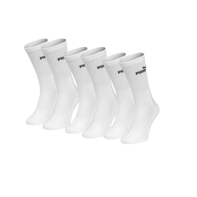 PUMA SKARPETY SKARPETKI PUMA ELEMENTS UNISEX CREW SOCK BIAŁE 938759 01-W