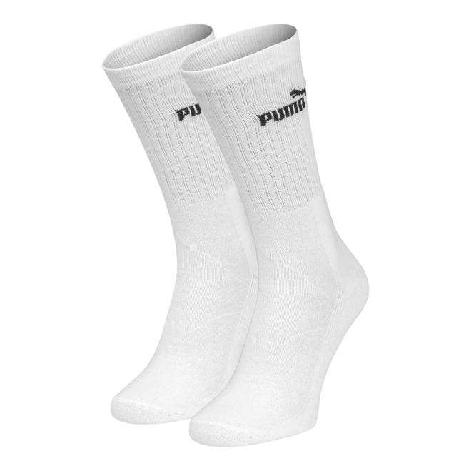 PUMA SKARPETY SKARPETKI PUMA ELEMENTS UNISEX CREW SOCK BIAŁE 938759 01-W