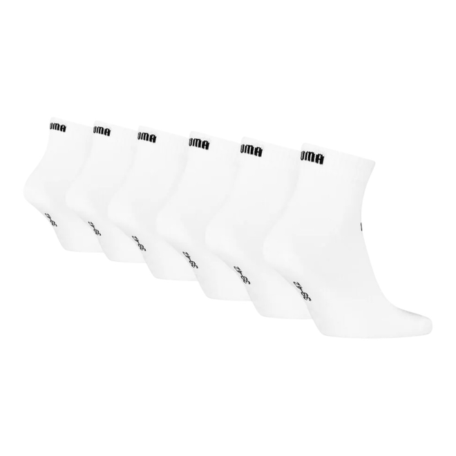PUMA SKARPETY SKARPETKI STOPKI PUMA ELEMENTS UNISEX QUARTER 6P BIAŁE 938758 02
