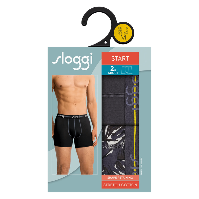 sloggi men Start Short C2P box Light-Grey Melange - M032 10206948*M032