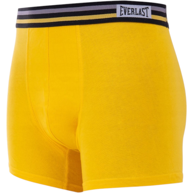 EVERLAST BOKSERKI MĘSKIE MAJTKI 4 PAK CZARNE/BIAŁE/ŻÓŁTE/POPIELATE BM074