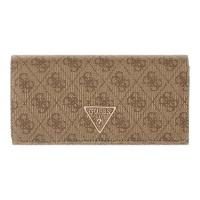 GUESS PORTFEL DAMSKI LAUREL II SLG LARGE BRĄZOWY/LATTE SWSG7459155 LTL