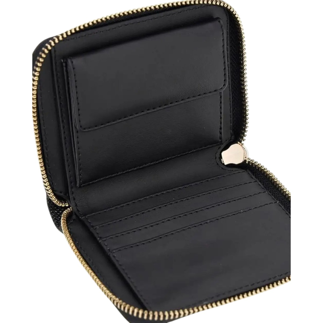 GUESS PORTFEL DAMSKI LAUREL II SLG SMALL ZIP CZARNY SWZG7459137 BLA