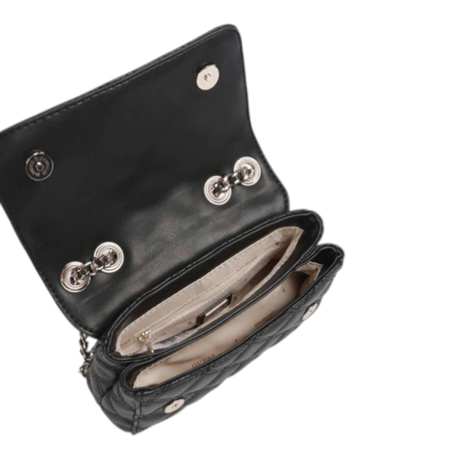 GUESS TOREBKA DAMSKA GIULLY II MINI 2 CZARNA HWQG9673740 BLA