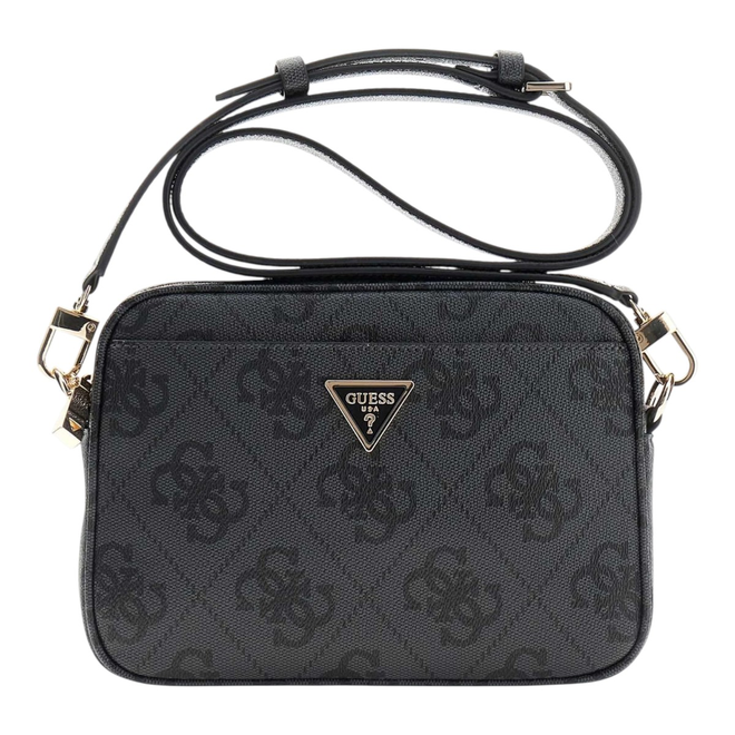 GUESS TOREBKA DAMSKA MERIDIAN II CAMERA BAG CZARNO/SZARA HWOS6974140 CLO