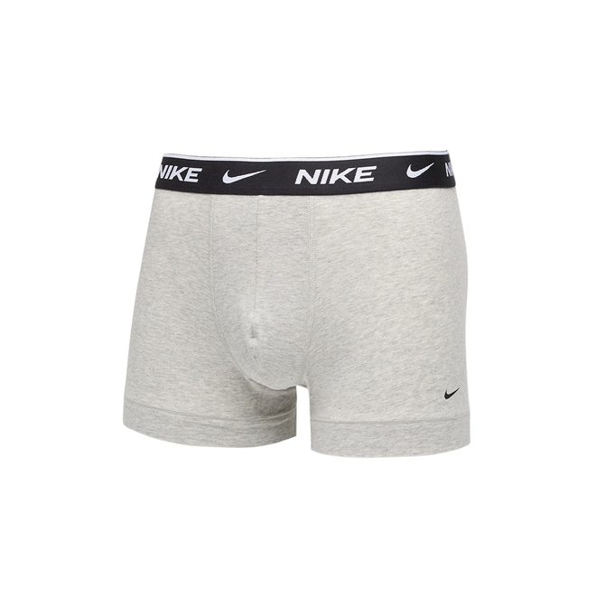 NIKE BOKSERKI MĘSKIE MAJTKI COTTON STRETCH TRUNK 3P CZARNE/SZARE/BIAŁE NQ00KE1284 XYO
