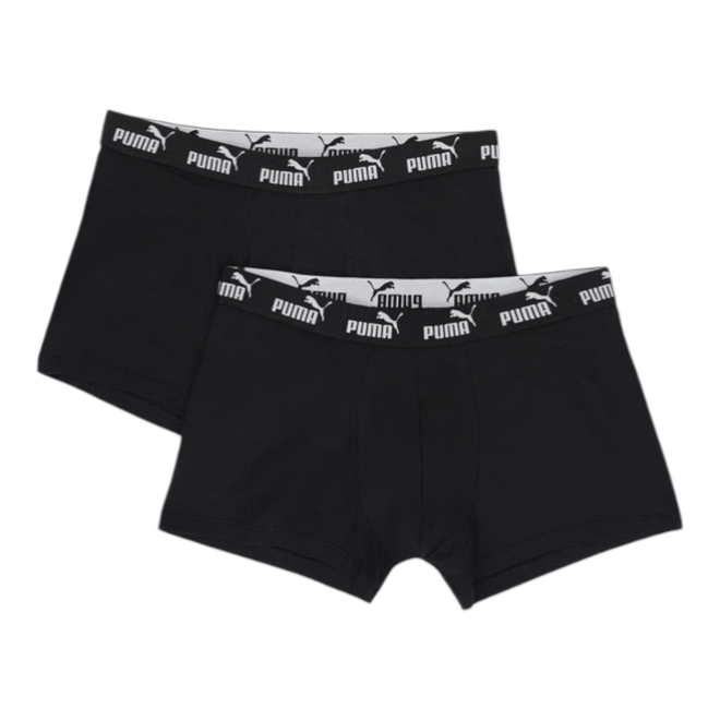 PUMA BOKSERKI MĘSKIE MAJTKI ELEMENTS MEN BASIC TRUNKS 2P CZARNY 938750 03