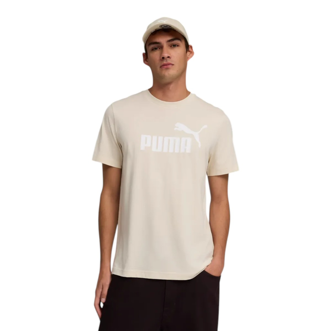 PUMA KOSZULKA MĘSKA T-SHIRT ESS NO. 1 LOGO TEE BEŻOWA 682533 87
