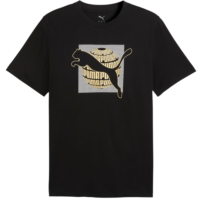 PUMA KOSZULKA MĘSKA T-SHIRT GRAPHIC FOIL TEE CZARNA 691784 01
