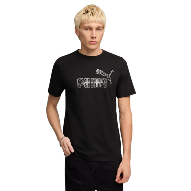 PUMA KOSZULKA MĘSKA T-SHIRT GRAPHIC NO.1 LOGO TEE CZARNA 691773 01
