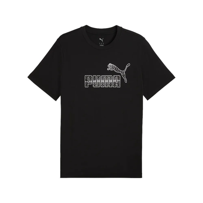 PUMA KOSZULKA MĘSKA T-SHIRT GRAPHIC NO.1 LOGO TEE CZARNA 691773 01