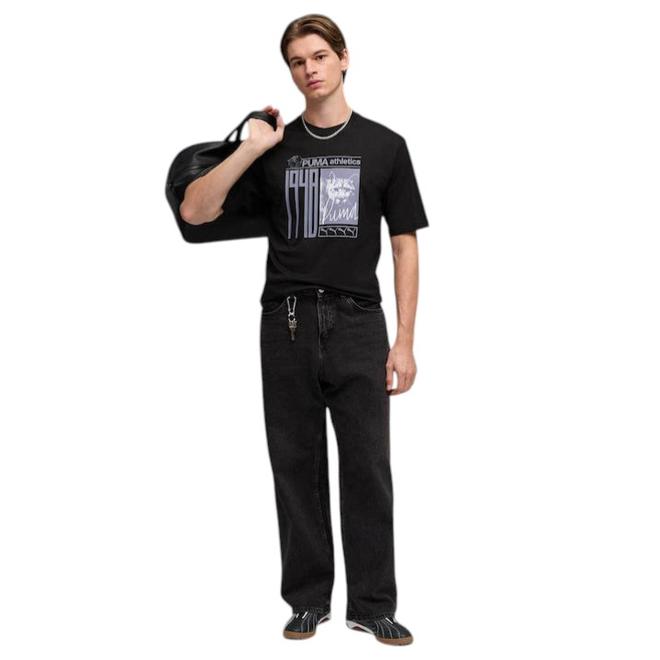 PUMA KOSZULKA MĘSKA T-SHIRT GRAPHIC PHOTOPRINT TEE CZARNA 691785 01