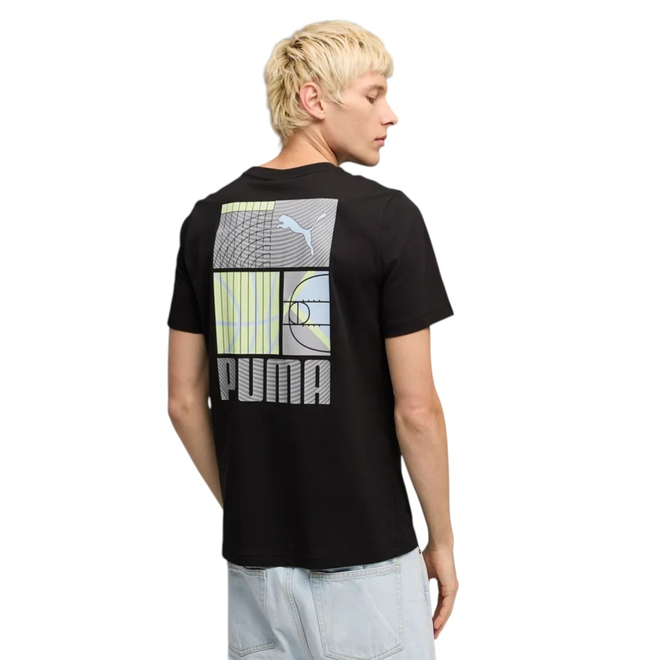 PUMA KOSZULKA MĘSKA T-SHIRT GRAPHIC SPORTS TEE CZARNA 691780 01