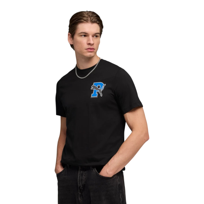 PUMA KOSZULKA MĘSKA T-SHIRT GRAPHIC VARSITY TEE CZARNA 691776 01