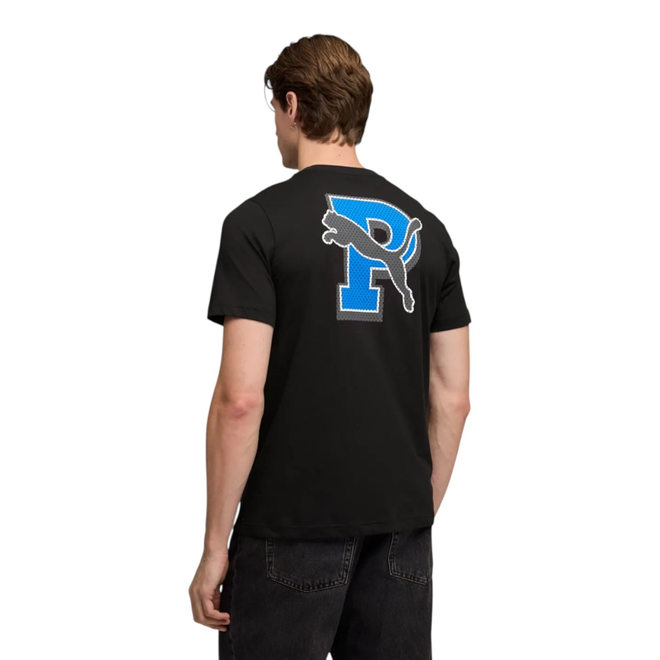 PUMA KOSZULKA MĘSKA T-SHIRT GRAPHIC VARSITY TEE CZARNA 691776 01