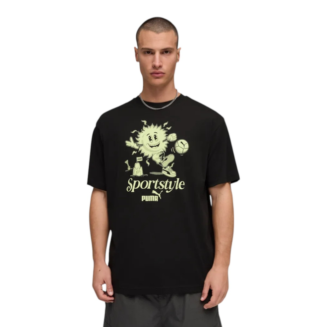 PUMA KOSZULKA MĘSKA T-SHIRT PUMA GRAPHIC SUN TEE CZARNA 691781 01