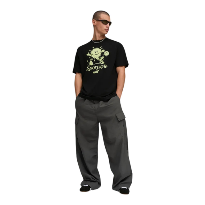 PUMA KOSZULKA MĘSKA T-SHIRT PUMA GRAPHIC SUN TEE CZARNA 691781 01