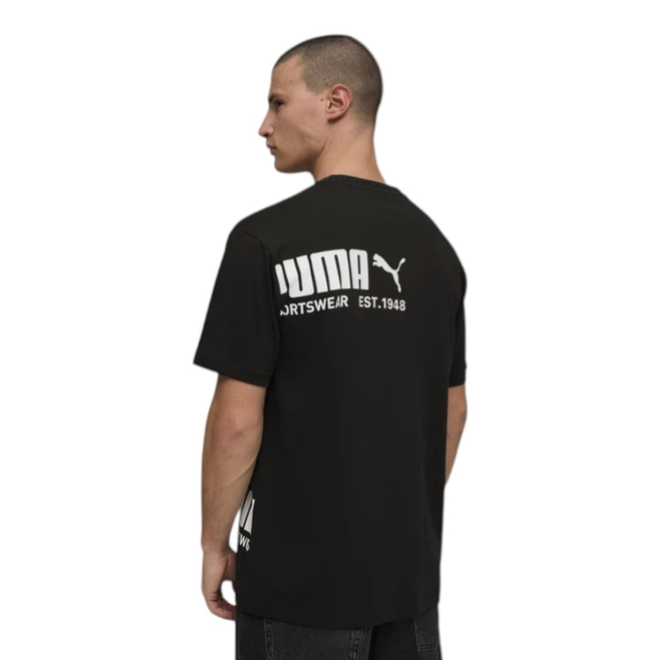 PUMA KOSZULKA MĘSKA T-SHIRT PUMA SPORT RELAXED GRAPHIC TEE CZARNA 692169 01