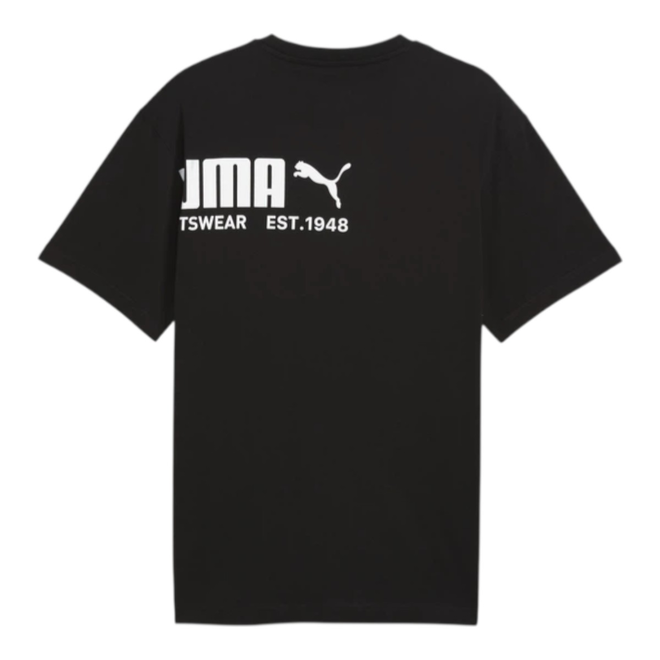 PUMA KOSZULKA MĘSKA T-SHIRT PUMA SPORT RELAXED GRAPHIC TEE CZARNA 692169 01