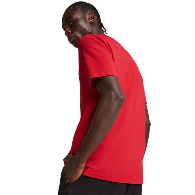 PUMA MĘSKA KOSZULKA T-SHIRT ESS SMALL LOGO TEE CZERWONA 682538 11
