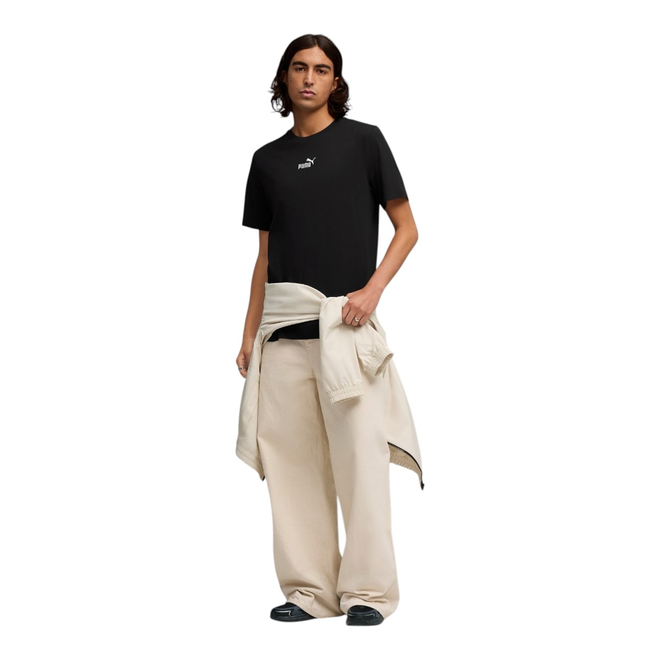 PUMA MĘSKA KOSZULKA T-SHIRT ESS SMALL No. 1 LOGO CENTERED TEE CZARNA 692912 01