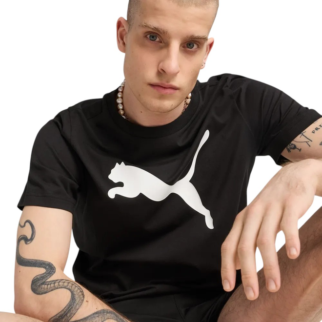 PUMA MĘSKA KOSZULKA T-SHIRT ESS TEE CZARNA 682536 01