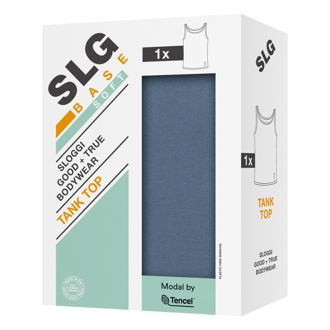 SLG Base Soft Tank top Cloudy Blue - 00XX 10226700*00XX
