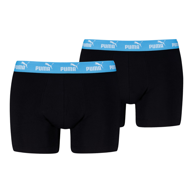 PUMA BOKSERKI MĘSKIE MAJTKI PUMA ELEMENTS MEN BASIC BOXERS 2P CZARNE 938753 16