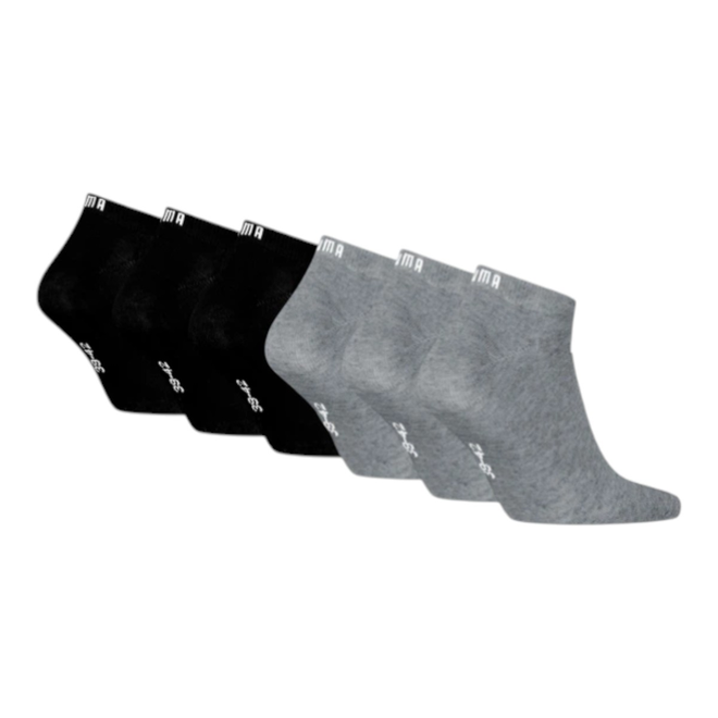 PUMA SKARPETKI STOPKI PUMA ELEMENTS UNISEX SNEAKER 6P SZARE/CZARNE 938999 03