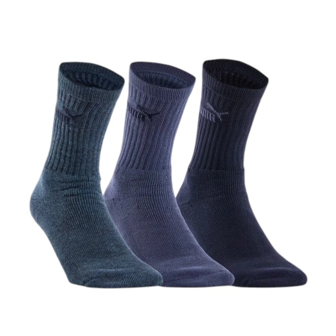 PUMA SKARPETY SKARPETKI PUMA ELEMENTS UNISEX CREW SOCK 3P GRANATOWE 947110 08