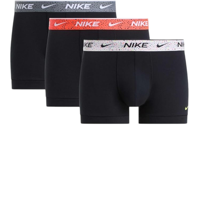 NIKE BOKSERKI MĘSKIE COTTON STRETCH BOXER BRIEF 3P CZARNE NQ00KE1284 0W3