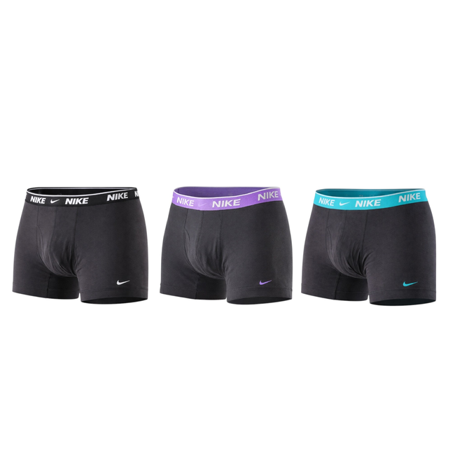 NIKE BOKSERKI MĘSKIE TRUNK 3PK CZARNE NQ00KE1284 JWS