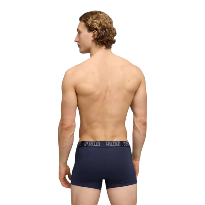 PUMA BOKSERKI MĘSKIE MAJTKI BOXER 2P GRANATOWE 938321 24