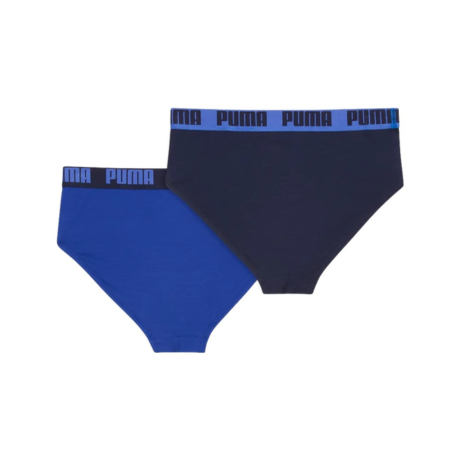 PUMA MAJTKI MĘSKIE SLIPY BRIEF 2P NIEBIESKIE/GRANATOWE 938322 21