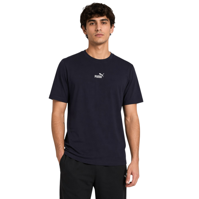 PUMA MĘSKA KOSZULKA T-SHIRT ESS SMALL No. 1 LOGO CENTERED TEE GRANATOWA 692912 16